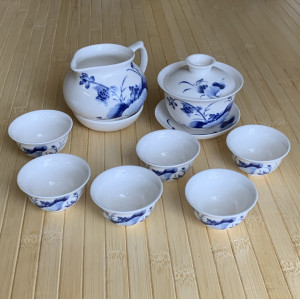 Набор посуды для чайной церемонии Синий. Photo 3